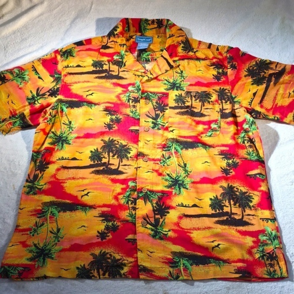 Tropicool Printed Button Down Shirt